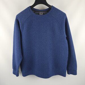 VRST Sweatshirt Mens Large Blue Recharge Lunar Fleece L/S Crewneck